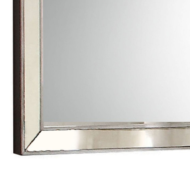 Everly Quinn Rectangle Wood Mirror Wayfair